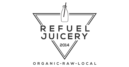 refuel juicery logo