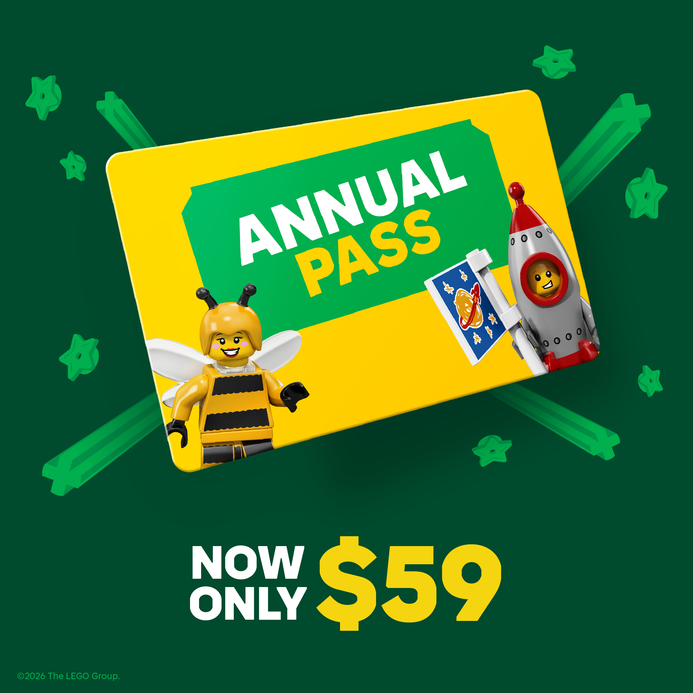 Unlimited LEGO® Play with an Annual Pass icon