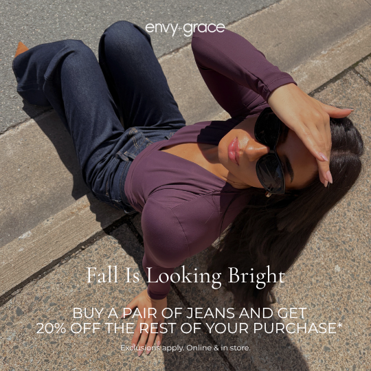 Buy a pair of jeans, get 20% off the rest of your purchase 💖 icon