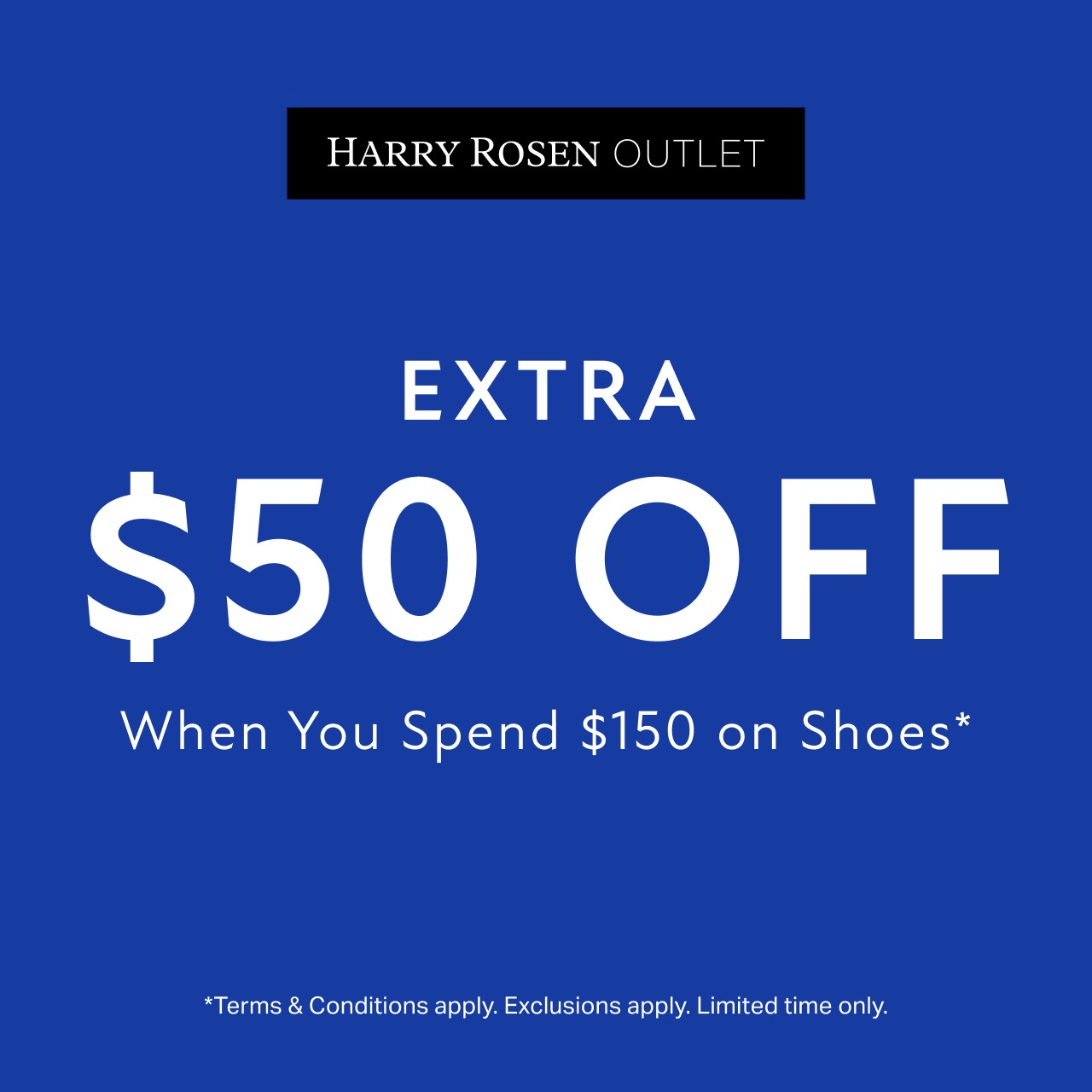 Extra $50 off When You Spend $150.00 on Shoes icon