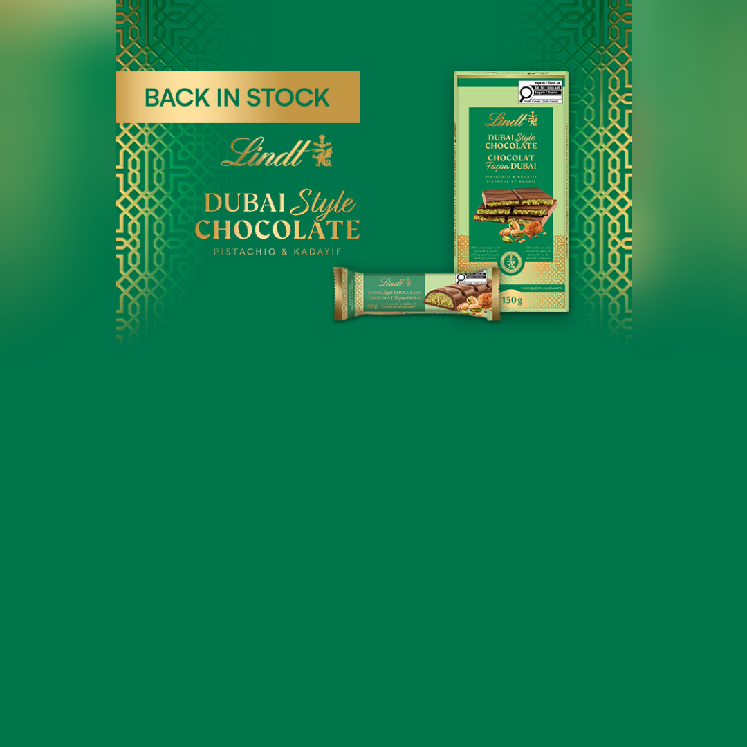Dubai is back! Our 150g bar is now $16.99! icon